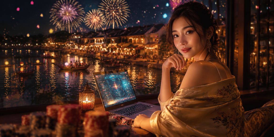 Người dùng tại Hội An nhâm nhi cà phê và theo dõi kèo esports trên điện thoại